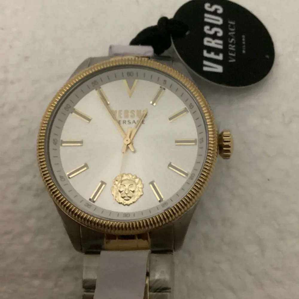 Versace Men's Colonne Two-Tone Stainless Steel Quartz Watch